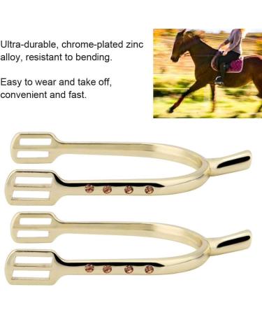 Buy Excessed Spores Zinklegung Narrow Spurs - Stylish Gold English Spurs for Women | International Shipping Available - Buy Online on GoSupps.com