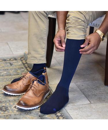 OrthoSleeve 15-20 mmHg Medical Grade Compression Socks for Men & Women - Large Black - Buy Online on GoSupps.com