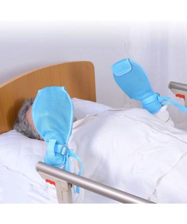 Wisexplorer Elderly Hand Restraint Gloves - 2 Pack for Safety, Breathable Dementia Mitts - Anti-Scratch, Great Help for Patients and Caregivers - Buy Online on GoSupps.com