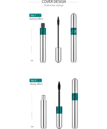 QYKKZAYQ Dual action mascara - volume curl lengthening waterproof smudge-proof 2-in-1 mascara essential for beginners! - Buy Online on GoSupps.com