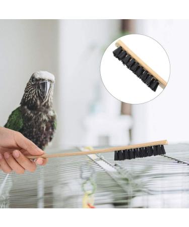 Zouminyy Parrot Cage Cleaning Brush Bird Cage Brush Bird Cleaning Brush Bird Handle Brush for Parrots Bird Cage - Buy Online on GoSupps.com