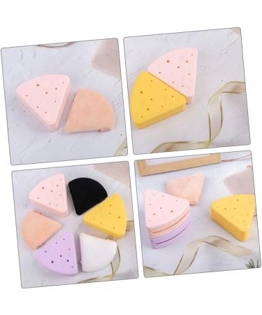 Ipetboom Triangle Beauty Powder Puff Storage Tool Make up Pink Silica Storage Rack Travel Triangles Pink 7.1x6.7cm - Buy Online on GoSupps.com