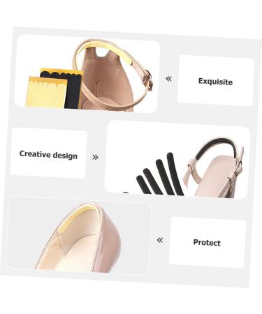NOLITOY Anti-Wear Shoe Stickers - Non-Slip Heel Pads & Straps for Women's Shoes - Protective Foam Liner & Cushion Grip - 6 Sheet Set - Buy Online on GoSupps.com