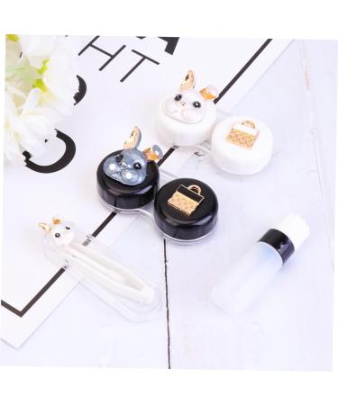 Buy Homsfou Contact Lens Case & Accessories Kit - Portable Holder for Eye Contacts & Glasses - Ideal for Travel & Care - Buy Online on GoSupps.com