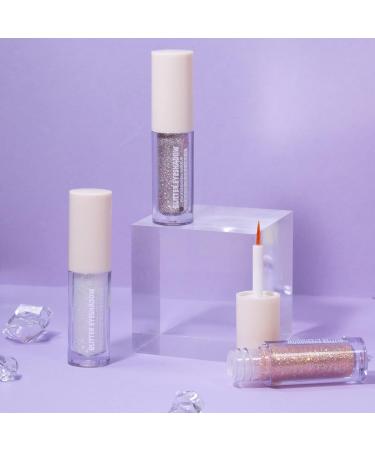 Shop HOSAILY 3Pcs Liquid Glitter Eyeshadow & Eyeliner Long-Lasting Korean Makeup with Sparkling Metallic Shimmer - International Shipping Available - Buy Online on GoSupps.com