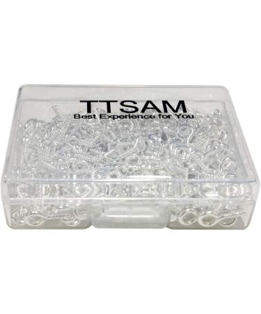 300PCS Small Screw Eye Pins 10 x 5mm Mini Eye Pins Hooks for Crafts, Self Tapping Screws Ring for Bottles & Jewelry Making (Silver) - Buy Online on GoSupps.com