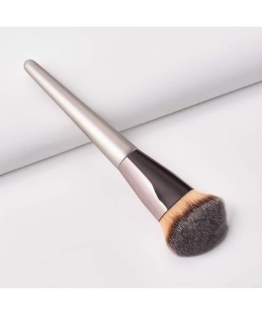 Angled Champagne Colour Liquid Foundation/Blusher/Face Powder/Face Contour Blending Buffer Makeup Brush - Buy Online on GoSupps.com