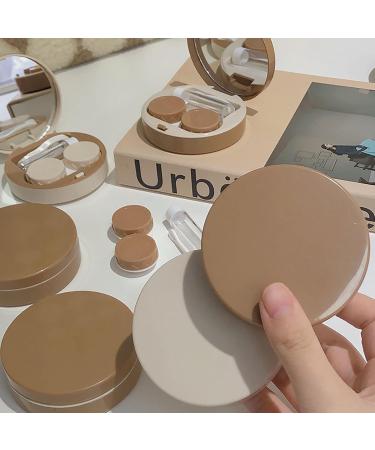 FCSHFC Portable Contact Lens Container Compact Beauty Contact Storage Box (Color B) for Travel & Daily Use - Buy Online on GoSupps.com