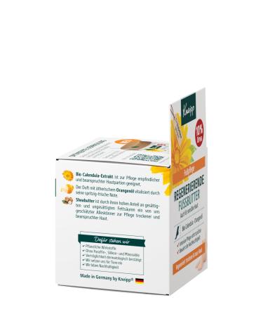 Kneipp Regenerating Foot Butter 10% Urea for Smooth Feet | Citric Fragrance & Natural Orange Oil | 100ml - Buy Online on GoSupps.com