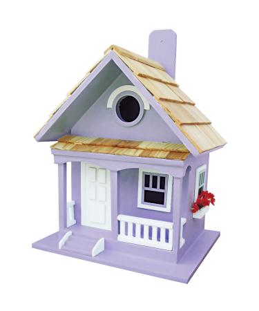 GARDEN BAZAAR HBB-1009 Lilac Cottage Bird House - Lilac