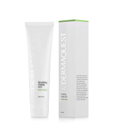 DermaQuest Peptide Vitality Nourishing Peptide Rich - Daily Face Moisturizer for Dry Skin - Anti-Aging Firming Cream for Wrinkles & Fine Line - Face Moisturizer for Men & Women