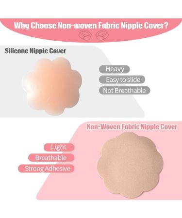 Boob Tape and Petal Nipple Cover Set | Breathable Breast Lift Athletic Tape | Reusable Adhesive Bra for A-E Cup | Large Breast Support - Buy Online on GoSupps.com