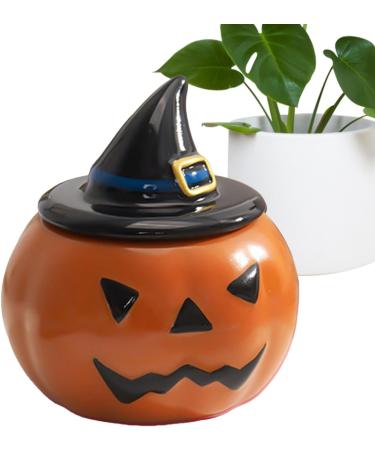 Pumpkin Scented Candles - Creative Red Witch Hat Natural Soy Wax Aromatherapy for Halloween Home Decor & Party - Buy Online on GoSupps.com