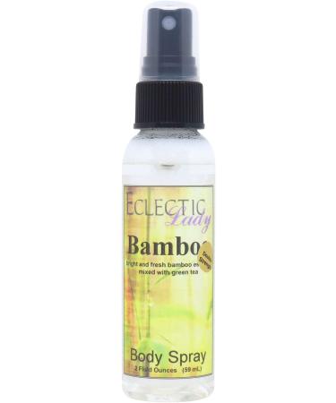 Bamboo Body Spray (Double Strength) 2 ounces Body Mist for Women with Clean Light & Gentle Fragrance Long Lasting Perfume with Comforting Scent for Men & Women Cologne with Soft Subtle Aroma For 2 Fluid Ounces (Double Strength)