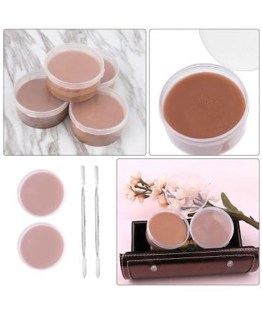 Lurrose 2PC Scar Wax Kit | Fake Skin Wax Effects & Body Paint | Halloween Make-Up Tools with Spatula for Festival & Special Effects - Buy Online on GoSupps.com