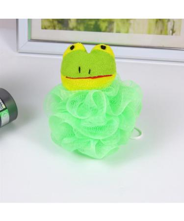 Bath Sponges for Shower Cartoon Kids Loofahs for Shower Kids Bath Sponge Cartoon Body Scrubber Shower Ball Bath Sponge Mesh Bath Ball Gentle Shower Sponge Washing Bath Ball for Bathroom Home Frog - Buy Online on GoSupps.com