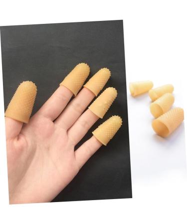Buy Beaupretty 25pcs Pockmarked Finger Cots - Anti-Static Rubber Protection for Counting Guitar and More | International Shipping Available - Buy Online on GoSupps.com
