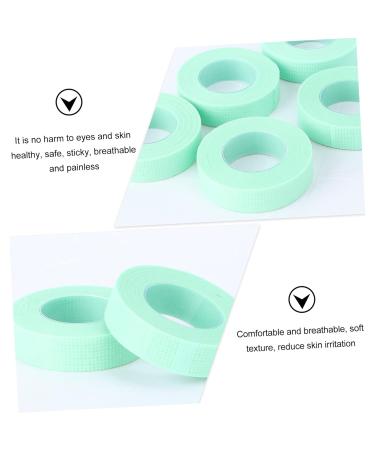 DOITOOL 10 Rolls Eyelash Tape - Non-Woven Grafting Supply for Makeup Beauty Salons & Lash Extensions - 900x1.1cm Green Duct Tape - Buy Online on GoSupps.com