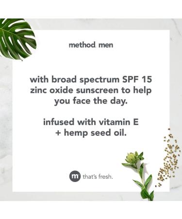 Method Men Face Lotion SPF 15 - Fragrance Free Hydration 2.5 oz | International Shipping - Buy Online on GoSupps.com