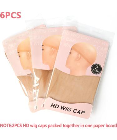Shoobidoo HD Wig Cap For Lace Front Wig 8 PCS HD Wig Caps For Women Wig Caps to Hold Wig in Place Transparent Wig Cap Stocking Wig Caps Invisible HD Wig Cap (8PC Light brown) 8PC Light Brown - Buy Online on GoSupps.com