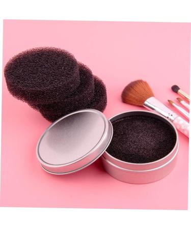 12 Sets Makeup Sponge Tools Makeup Brush Scrubber Brush Colour Removal Cleaner Sponge Form Cleaning Box Sticker Detergent Eyeshadow Brush - Buy Online on GoSupps.com