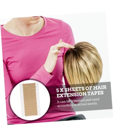 Didiseaon 6 Sheets Double-sided Tape Extension Tape Replacement Hair Extensions Tape Hair Extension Tape Double Sided Wig Tapes Tape Hair Extensions Hair Tape for Extensions Adhesive - Buy Online on GoSupps.com