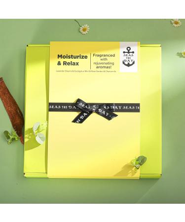 Spa Gift Basket for Women - Relaxing Lavender, Rose, Chamomile, Eucalyptus Scented Self Care Set - Buy Online on GoSupps.com