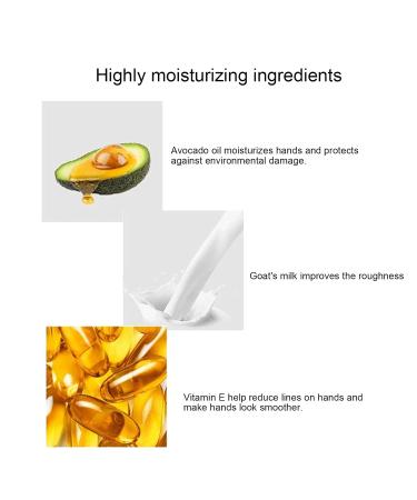 Moisturizing Hand Mask with Collagen - Repair & Brighten Dry Cracked Hands | Hydrating Glove Serum - Buy Online on GoSupps.com