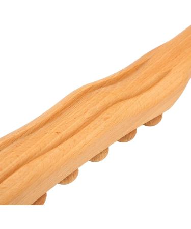 Muscle Massage Wooden Scraper Stick | 20 Beads | Ultimate Relaxation & Back Massage Tool - Buy Online on GoSupps.com