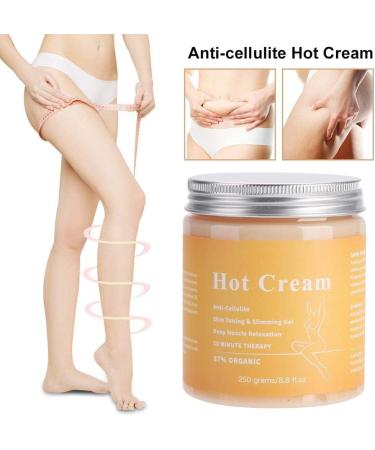 Organic Anti Cellulite Cream 250g for Skin Tightening and Fat Burning - Buy Online on GoSupps.com