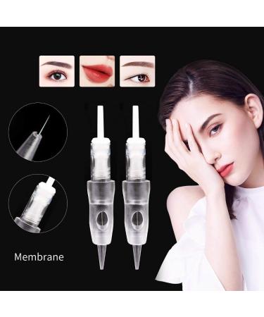 10PCS M3 Needle Cartridge with Safety Membrane for Intelli i2 Lady Arrow & Meraki Tattoo Brows Machine - 3RL (Pack of 10) - Buy Online on GoSupps.com