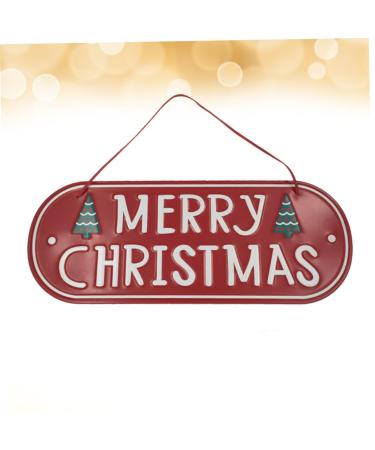FUNOMOCYA Ornament Emblems Christmas Hanging Plaque Christmas Door Signs Decorations Decorative Items Window - Buy Online on GoSupps.com