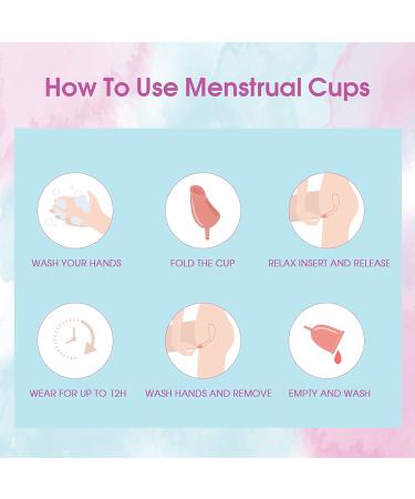 Soft & Flexible Menstrual Cups - Leak-Free & Reusable - Small Size (Pack of 2) - Buy Online on GoSupps.com