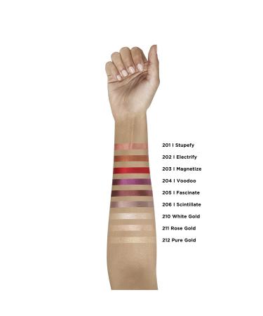 Shop 6 x L'Oreal Rouge Signature Metallic Liquid Lipstick - 210 White Gold | International Shipping Available - Buy Online on GoSupps.com