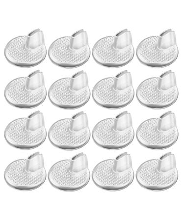 Xinlie 16Pcs toe protection pillow toe protection made of silicone gel pad toe protectors toe spreader gel silicone jet insert flip flop sandal insoles for flip flops & high heel and sandals