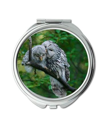 Mirror Travel Mirror owl designs owl bird pocket mirror portable mirror