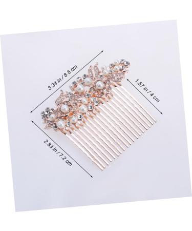 FRCOLOR Bridal Hair Accessories Tiara Wedding Hair Comb Bridal Hair Comb Bride Korean Version Accessories Wedding Hair Accessories - Buy Online on GoSupps.com