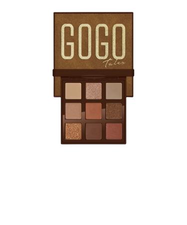 Gogo Tales Admiring Velvet Eyeshadow Palette - 9 Colors Shimmer Matte Glitter (603 Neutral Palette) 0.48 Ounce (Pack of 1)
