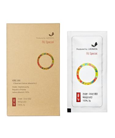 JUIDAWON NU Special 3.7 oz (0.1oz x 35 Packets) 100% Korean Native Silkworm Natural Amino Acid Blend Gentle Support Made in Korea