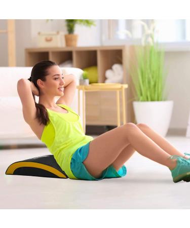 Yes4All Ab Exercise Mat - Yellow/Black Abdominal Wedge - Buy Online on GoSupps.com