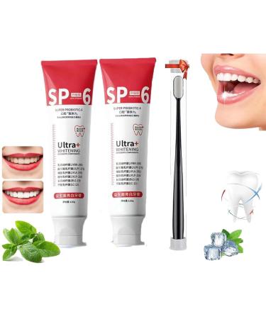 Rietoiu Sp-6 Ultra Whitening Probiotic Brightening Toothpaste Deep Cleanser 120 g Natural Refreshing