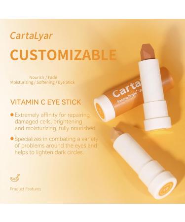 Banana Vitamin CC Eye Stick - Hydrating Vitamin C Serum Balm for Revive & Glow | Color Correcting Eye Cream Stick - Buy Online on GoSupps.com