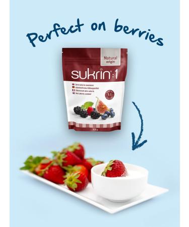 Sukrin: 1 - 500g Bag | Low-Calorie Sugar Alternative for Baking & Cooking - Shop Internationally - Buy Online on GoSupps.com