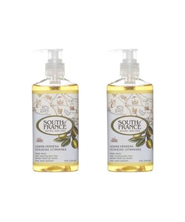 South Of France Liquid Soap Lemon Verbena 8 Fluid Ounce (Pack of 2)