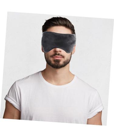PLAFOPE Gravity Eye Mask for Men - Gel Face Mask for Sleeping - Heatable Eyeshade with Glass Beads - Blackout Blindfold for a Restful Night's Sleep - Buy Online on GoSupps.com