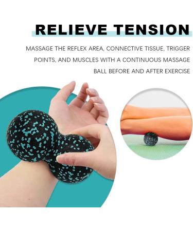 Fez Self Massage Ball Set - Fascia Ball for Feet & Spine Relief | Acupressure for Plantar Fasciitis - Buy Online on GoSupps.com