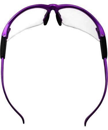 Global Vision Cougar Safety Glasses | Clear Lens Purple for Nurses, Dental Assistants, Women & Men - Buy Online on GoSupps.com