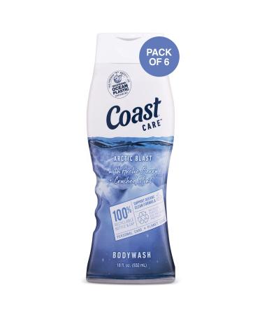 Coast CARE ARTIC BLAST BODY WASH with Arctic Berry & Crushed Mint - 18OZ (PACK OF 6)
