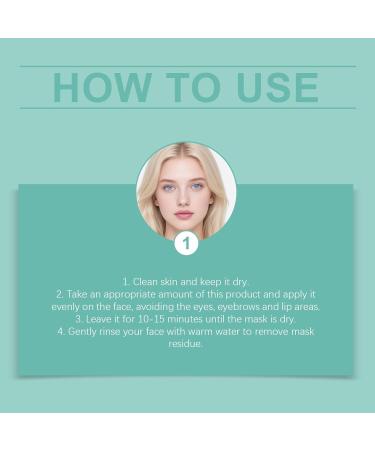 Pore-refining face mask - 75g - Brightening mud mask and whitehead remover - For men with dull dry and sensitive skin for daily and nighttime use - Buy Online on GoSupps.com