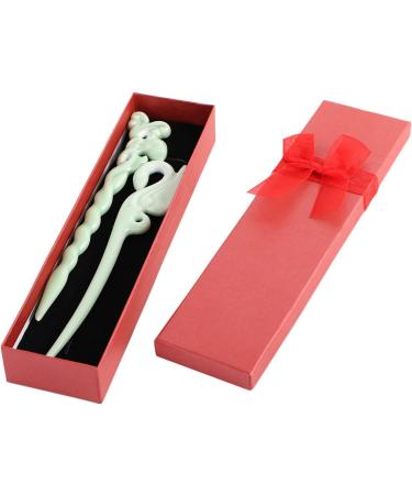 kilofly 2pc Chinese Style Women Girls Porcelain Accessories Hair Pin Sticks Set set2 A - Buy Online on GoSupps.com